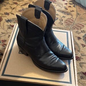 Tecovas Black Leather Western Boots